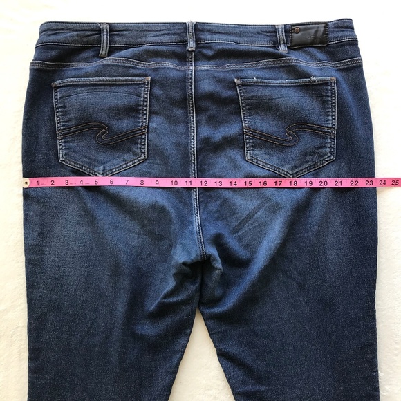 Silver Aiko High Skinny Sretch Jeans Size 22 - Picture 4 of 5